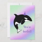 Orca Birthday Kaart (Achterkant)