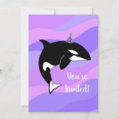 Orca Birthday Kaart (Achterkant)