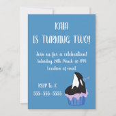 Orca Birthday Kaart (Voorkant)