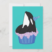 Orca Birthday Kaart (Achterkant)