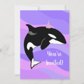 Orca Birthday Kaart (Achterkant)