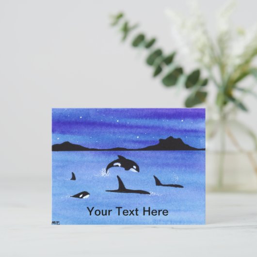Orca Briefkaart (Staand voorkant)