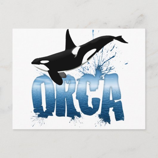 Orca Briefkaart (Voorkant)