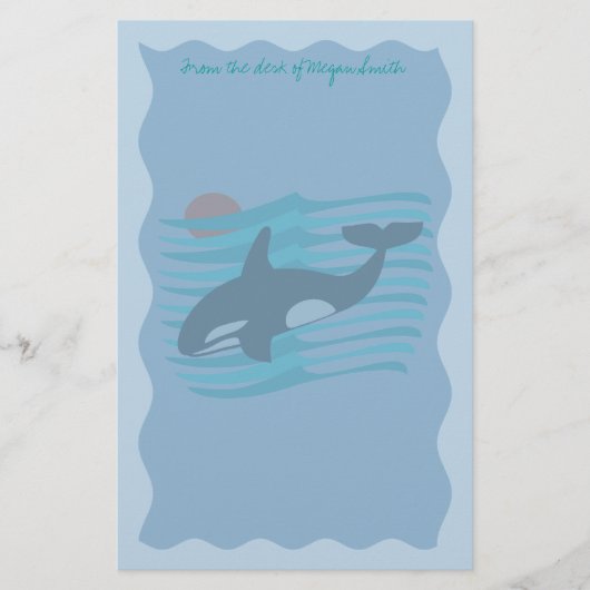 Orca Briefpapier (Voorkant)