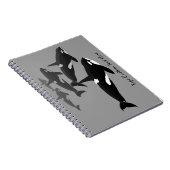 Orca Carnet Personnalisé Killer Whale Journal (Côté Droit)