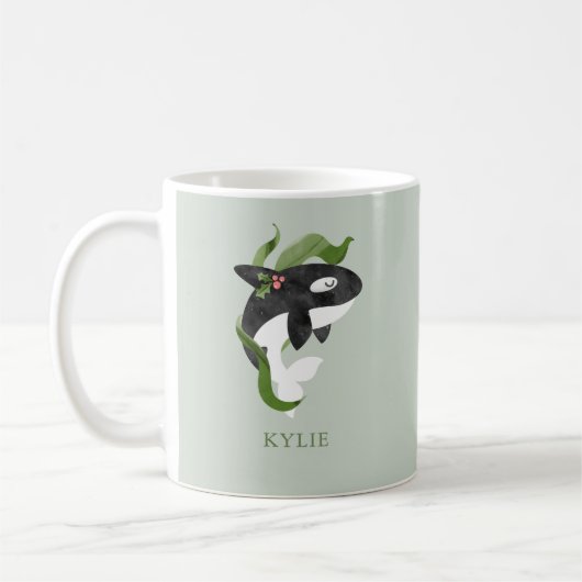 Orca Christmas Mug (Gauche)