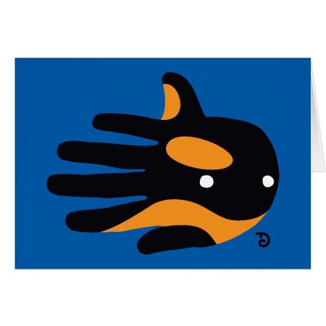 Orca Cute Killer Whale Dolphin (Voorkant Horizontaal)