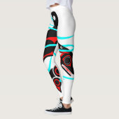 Orca design leggings (Gauche)
