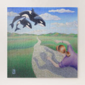Orca Dreams: "Het is ook mijn planeet!" Legpuzzel (Verticaal)