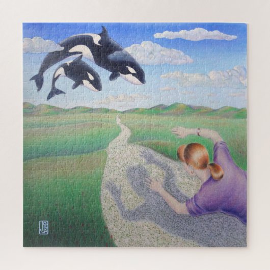 Orca Dreams: "Het is ook mijn planeet!" Legpuzzel (Verticaal)