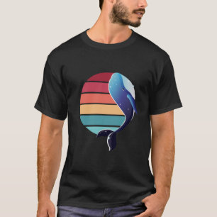 Orca Familie Vintage Retro Kunst, Moordenaarwalvis T-shirt