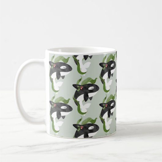 Orca First Christmas Mug (Gauche)