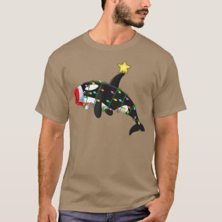 Orca Fish Lighting Xmas - orca Christm T-shirt