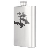 Orca Flask Custom Killer Whale Art Drink Flask Heupfles (Links)