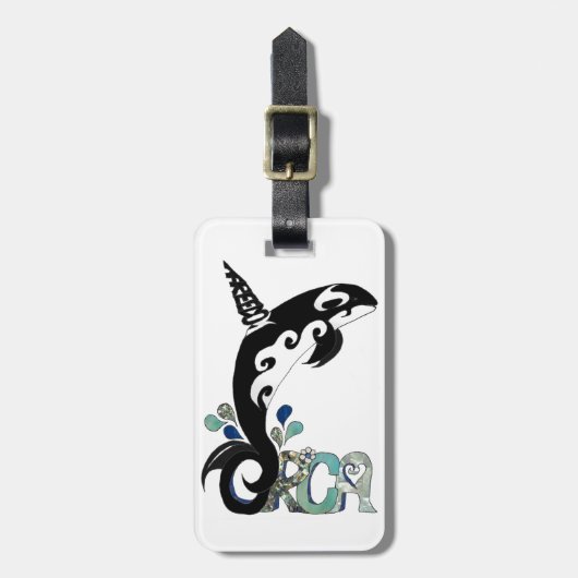 Orca Freedom Art Bagagelabel (Voorkant verticaal)