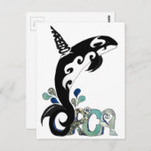 Orca Freedom Art Briefkaart (Voorkant / Achterkant)