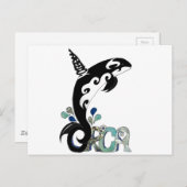 Orca Freedom Art Briefkaart (Voorkant / Achterkant)