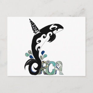Orca Freedom Art Briefkaart