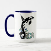 Orca Freedom Art Café Mug (Gauche)