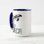 Orca Freedom Art Café Mug (Devant gauche)
