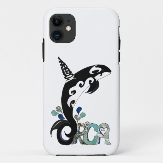Orca Freedom Art Hoesje-Mate iPhone Case (Achterkant)