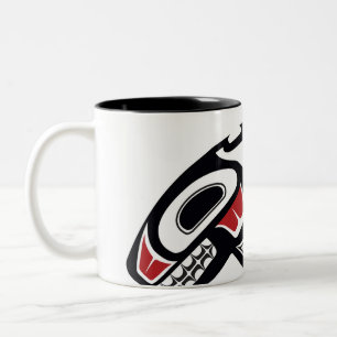 Orca haïda sur une tasse tondue