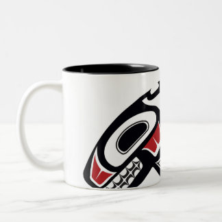 Orca haïda sur une tasse tondue