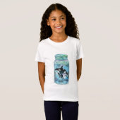 Orca in de pot t-shirt (Voorkant volledig)