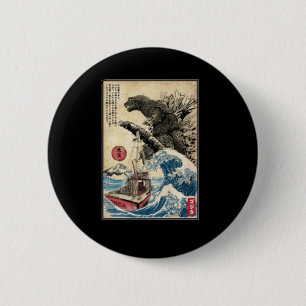 Orca in Japan Ronde Button 5,7 Cm