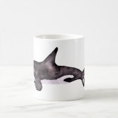 Orca Killer Whale aquarelle Mug (Centre)
