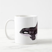 Orca Killer Whale aquarelle Mug (Gauche)