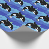 Orca Killer Whale Birthday  Cadeaupapier (Hoek)