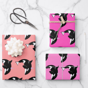 Orca Killer Whale Birthday Inpakpapier Vel