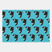 Orca Killer Whale Birthday Inpakpapier Vel (Voorkant 2)