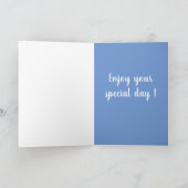  orca Killer Whale Birthday Kaart (Binnen)