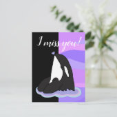 Orca Killer Whale Briefkaart (Staand voorkant)