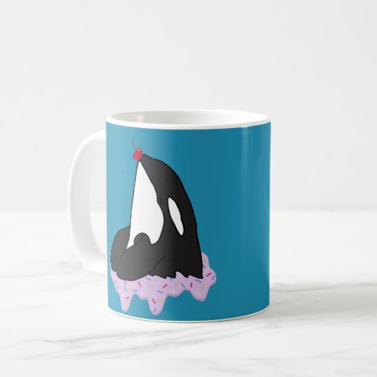 Orca Killer Whale Coffee Mok (Voorkant links)