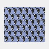 Orca Killer Whale Fleece Deken (Voorkant (Horizontaal))