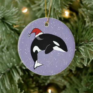 Orca Killer Whale Keramisch Ornament