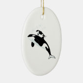 Orca Killer Whale Keramisch Ornament (Rechts)