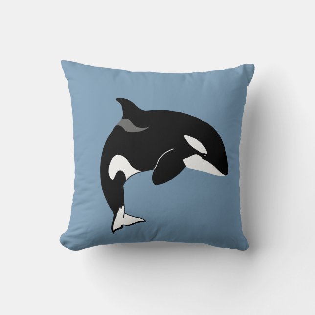 Orca Killer Whale  Kussen (Voorkant)