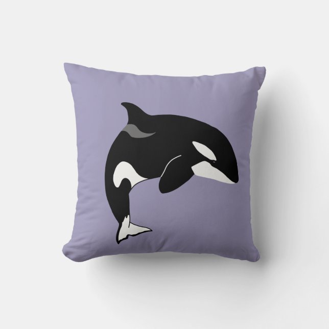 Orca Killer Whale Kussen (Voorkant)