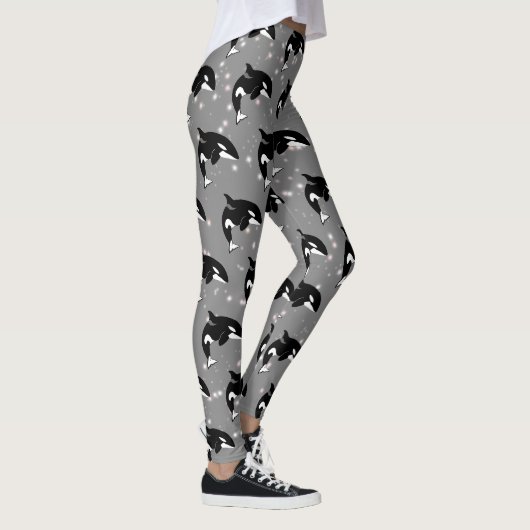 Orca Killer Whale Leggings (Rechts)