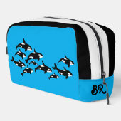 Orca Killer Whale Monogram Toilettasje (Rechterhoek)