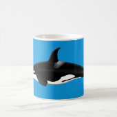 Orca / Killer Whale Mug Blue Koffiemok (Center)