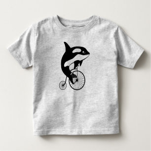 Orca Killer Whale op  Bike Kinder Shirts