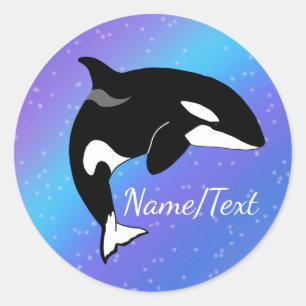 Orca Killer Whale Ronde Sticker
