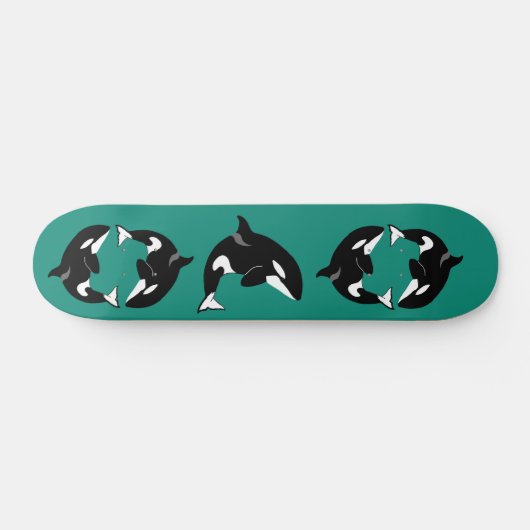 Orca Killer Whale Skateboard (Horizontaal)