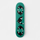 Orca Killer Whale Skateboard (Voorkant)