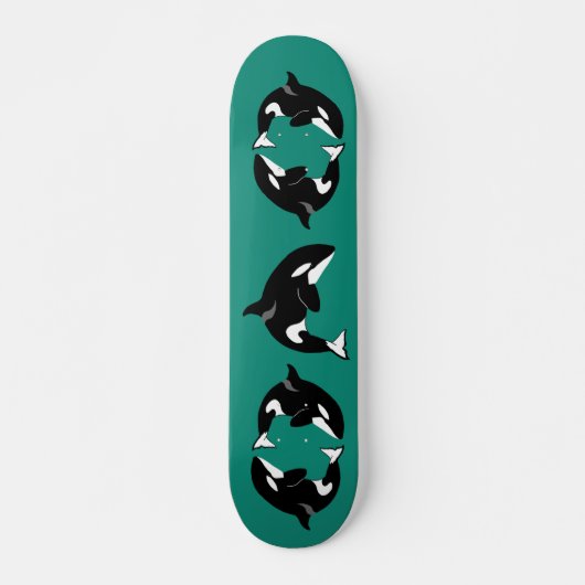 Orca Killer Whale Skateboard (Voorkant)